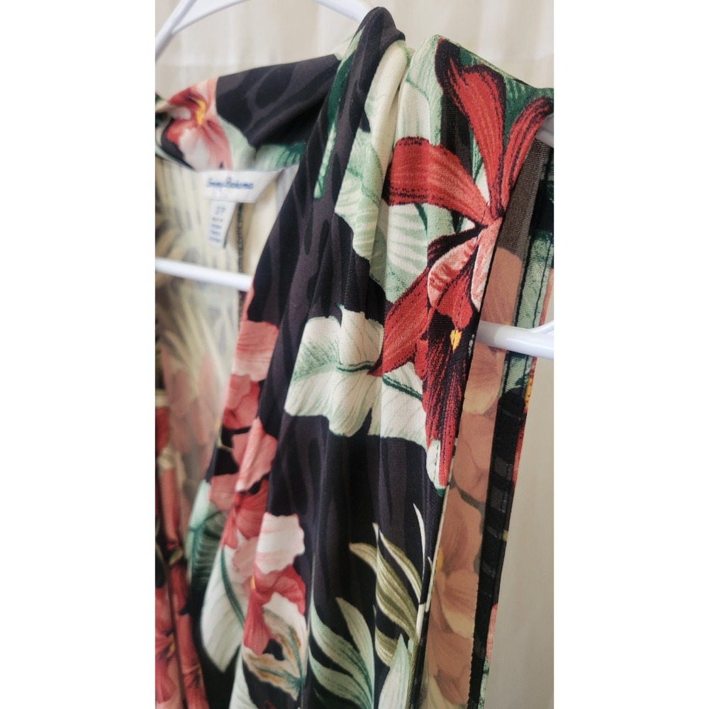 Tommy Bahama Sz Small Oceanic Orchid Travel Maxi Dress UPF Wrinkle Resistant - Picture 4 of 16